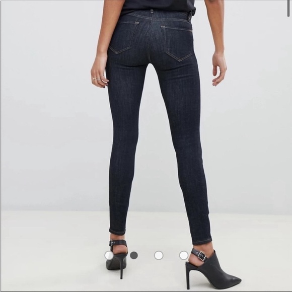 All Saints grace skinny jeans in indigo blue Size 27 Sold Out ! - Picture 15 of 16